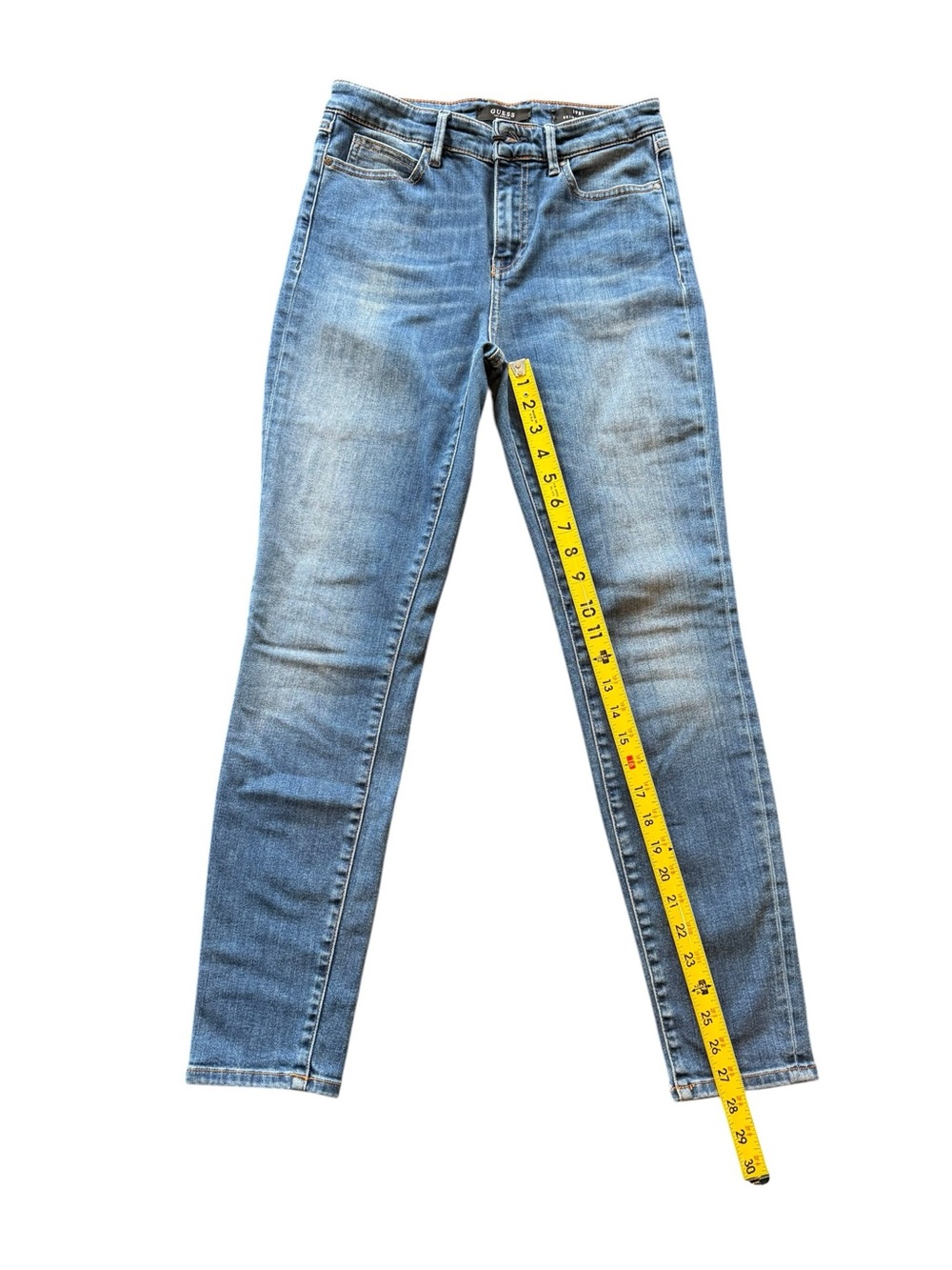 Guess Women’s Skinny High 1981 Jeans - Light Blue Denim size 29 - Picture 5 of 8